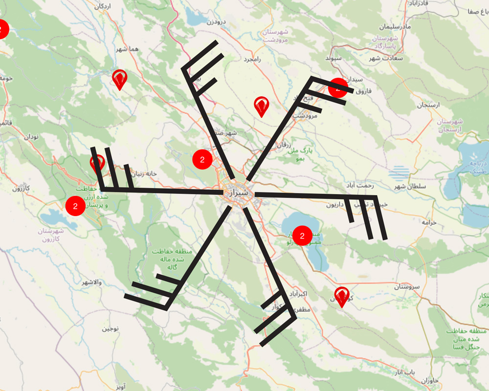 نمادهای باد (Wind Barbs) 5 نمادهای جهت و سرعت باد6